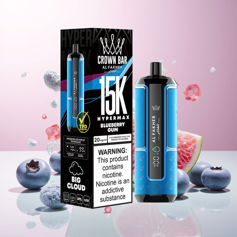 Boravka i Plava Jagoda Al Fakher Crown Bar 15K