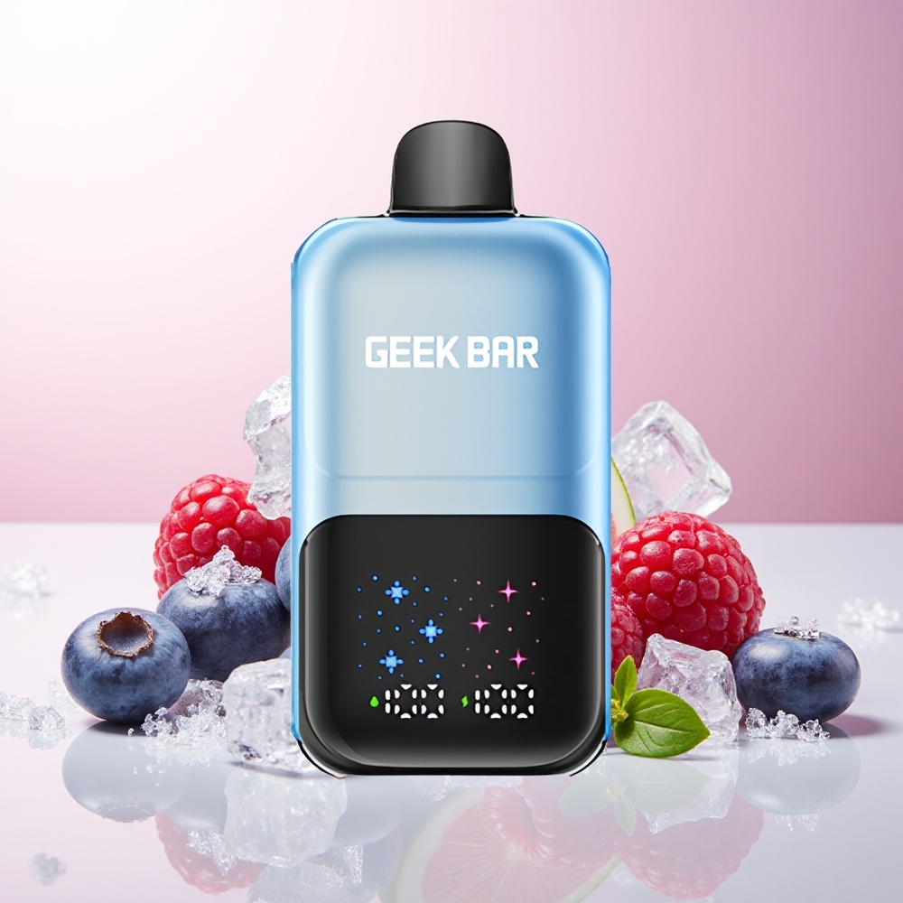 Borovnica Malina Led GEEK BAR 2GO 50000 Pufova Dual Tanks