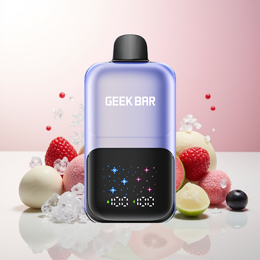 Мешовите бобице лед GEEK BAR 2GO 50000 пуфа интерактивни екран
