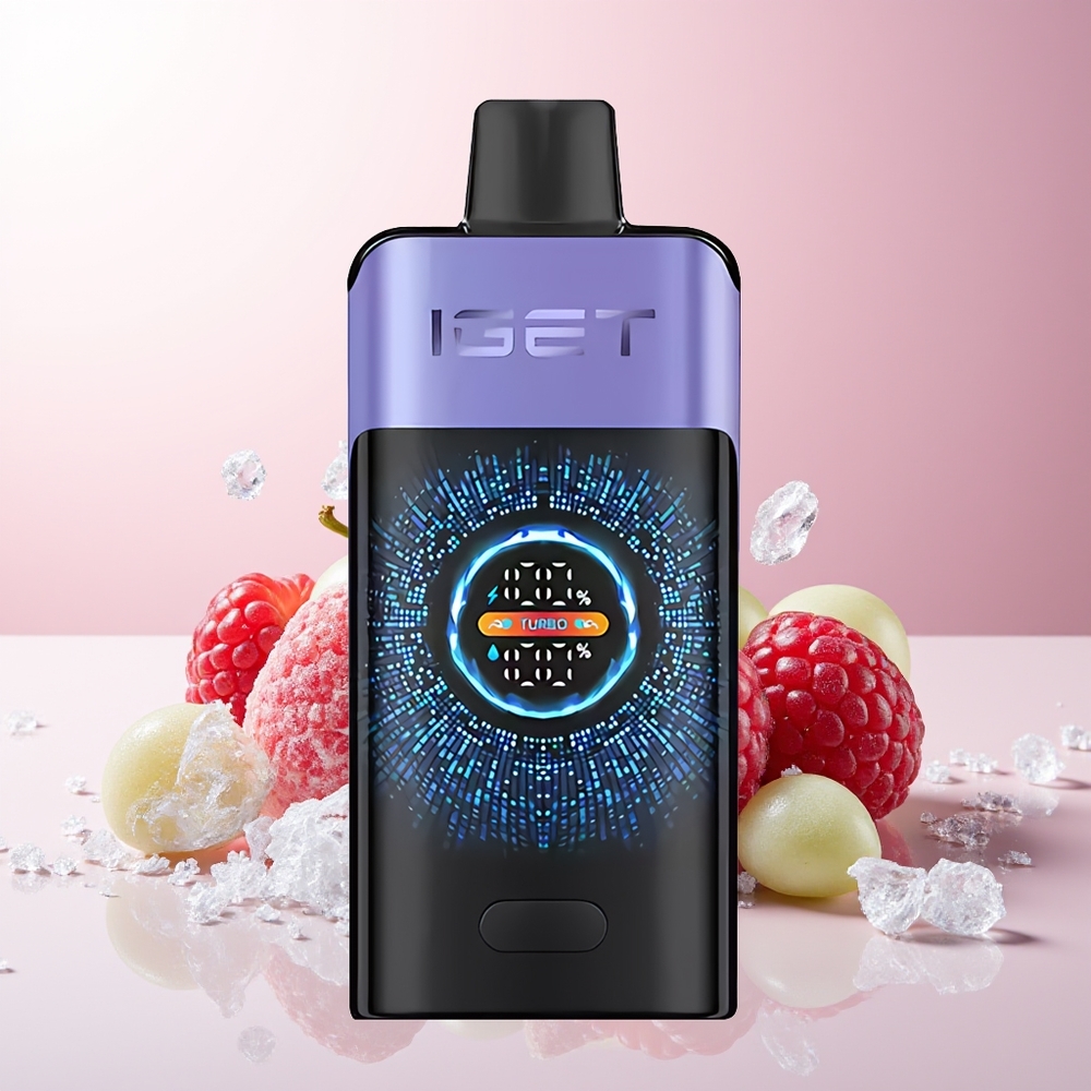 Малина Грожђе Лед IGET ONE 12000 Пуфова Велики Искривљени Екран