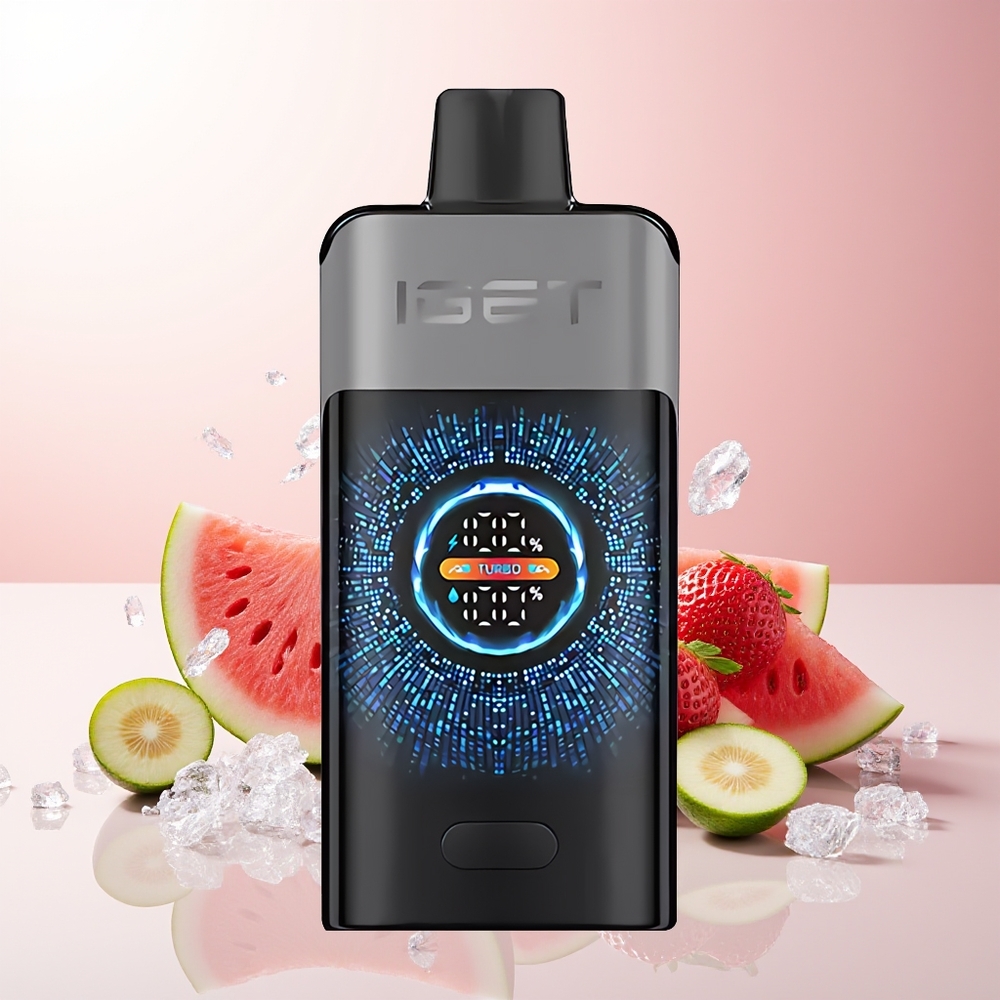 Јагода Лубеница лед IGET ONE 12000 Puffs Dual Mesh Coil