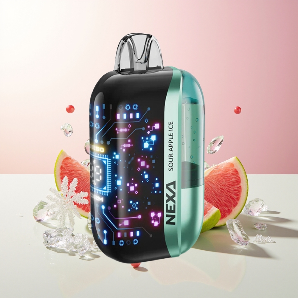 Kisela Jabuka Led NEXA Ultra 50000 Puffs Dual Mesh Coil