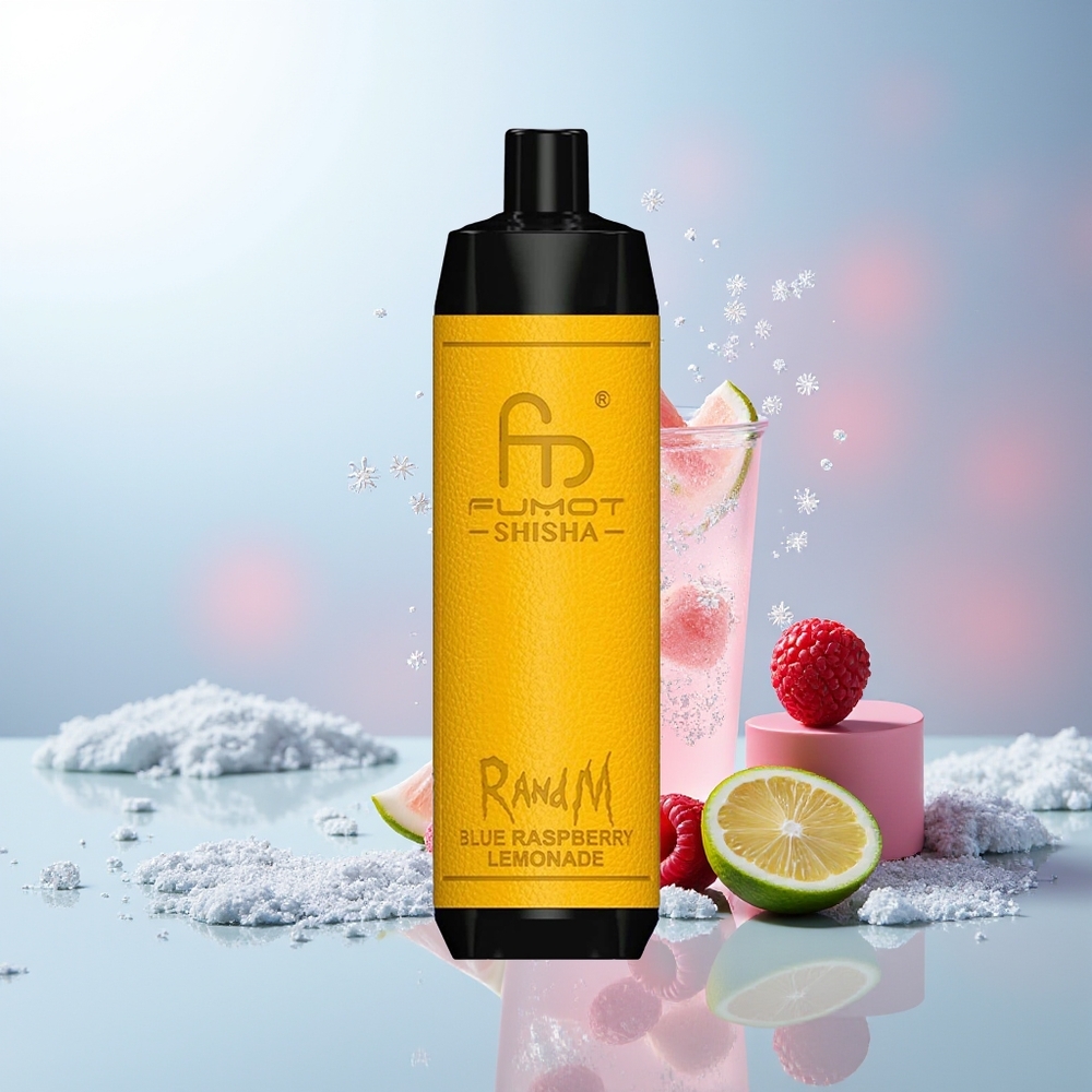 Plava Malina Limunada RandM Fumot Shisha 10000 Puffs Tip-C Port