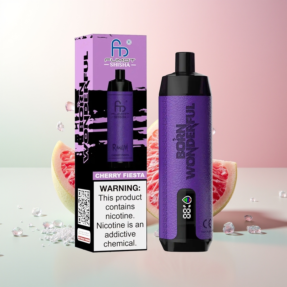 Вишња Фиеста RandM Fumot Shisha 10000 Пуфова Type-C