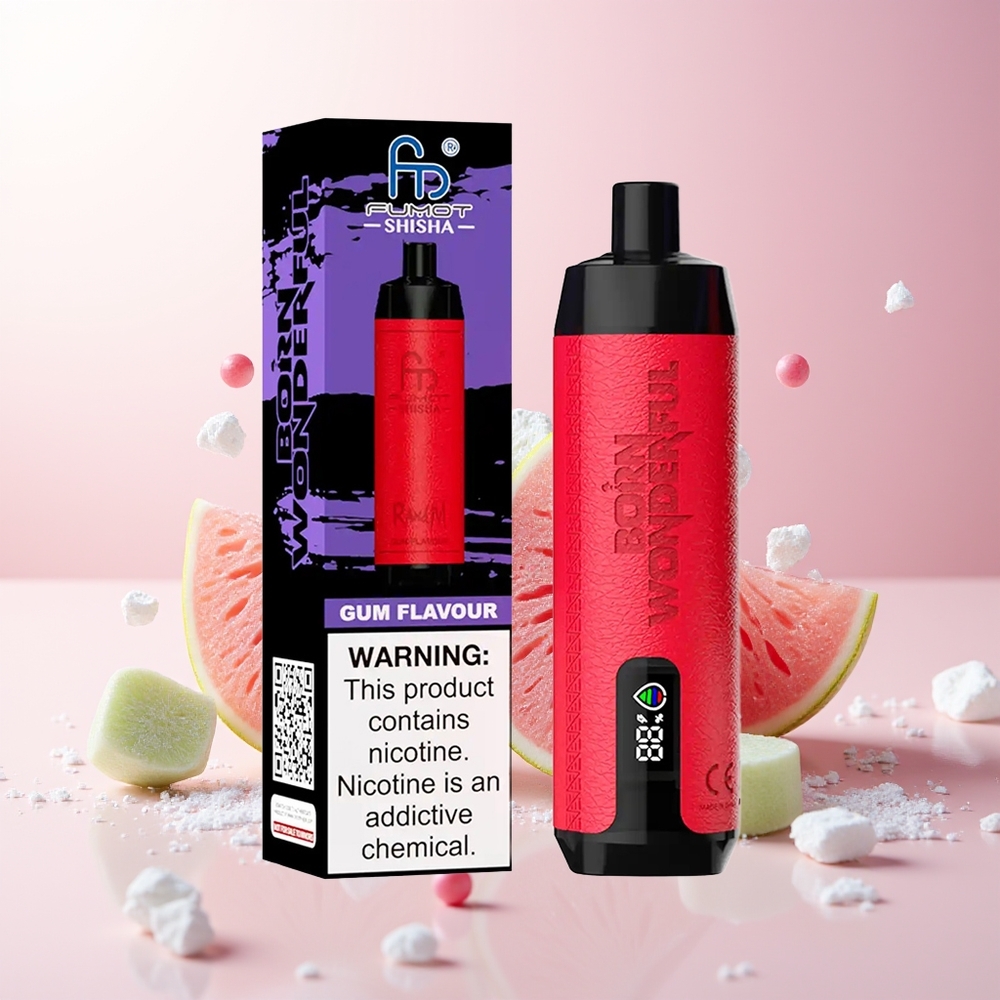 Žvakaći ukus RandM Fumot Shisha 10000 Pufova Једнократна вејп 18ml Prefilled e-liquid