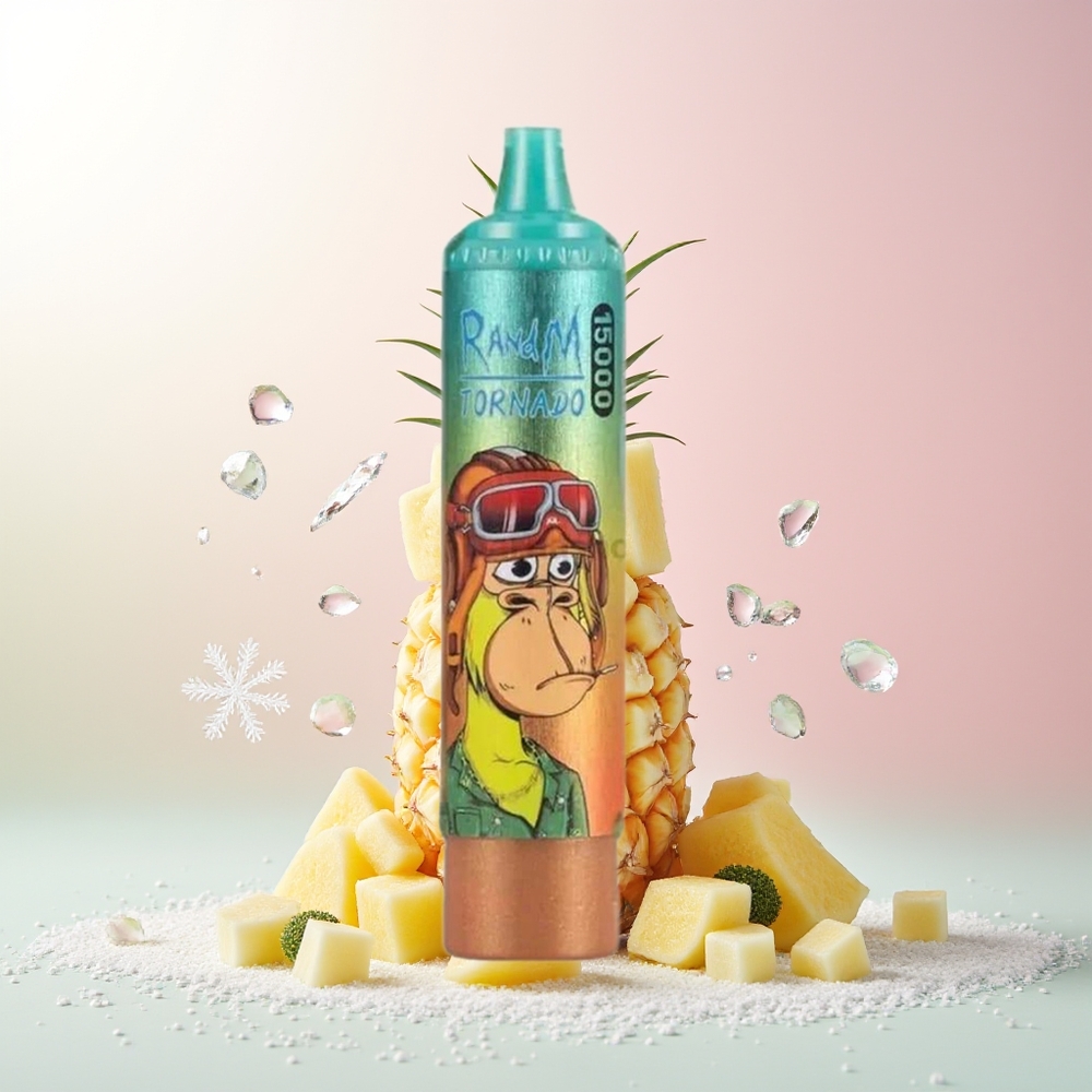Ledena Ananas RandM Fumot Tornado 15000 Puffs Једнократна вејп Mesh Coil