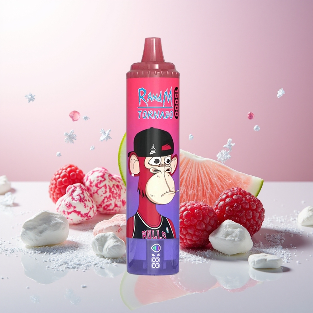 Plavo Malina RandM Fumot Tornado 15000 Puffs LCD
