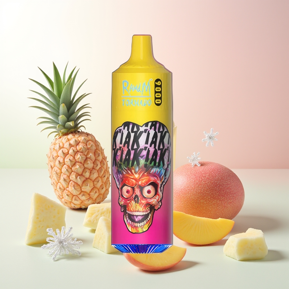 Breskva Mango Ananas RandM Fumot Tornado 9000 Pufova Mesh Coil