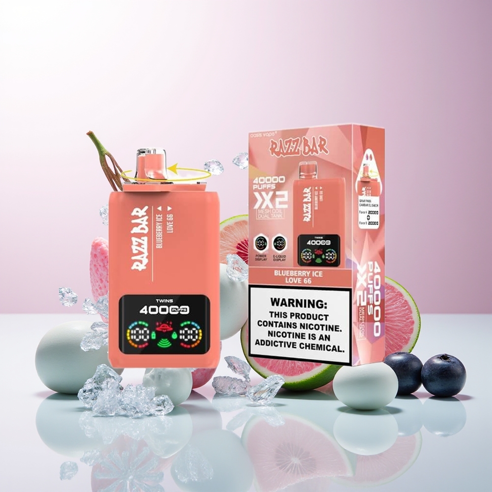 Борубина Лед Razz Bar 40000 уста Мрежасти намот 1.0Ohm 2
