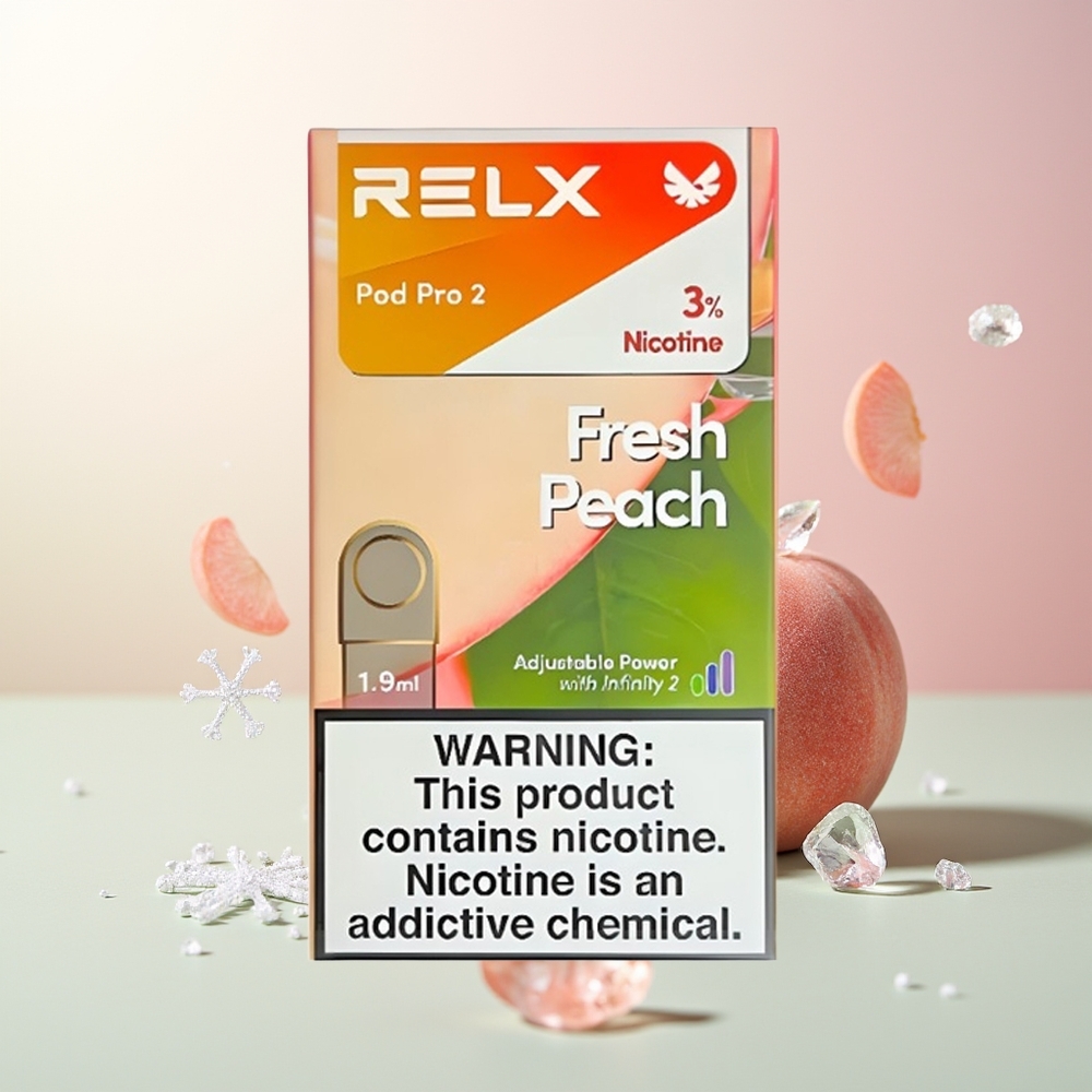 Свежи бресква RELX Pod Pro 2 1.9ml 600 удисаја
