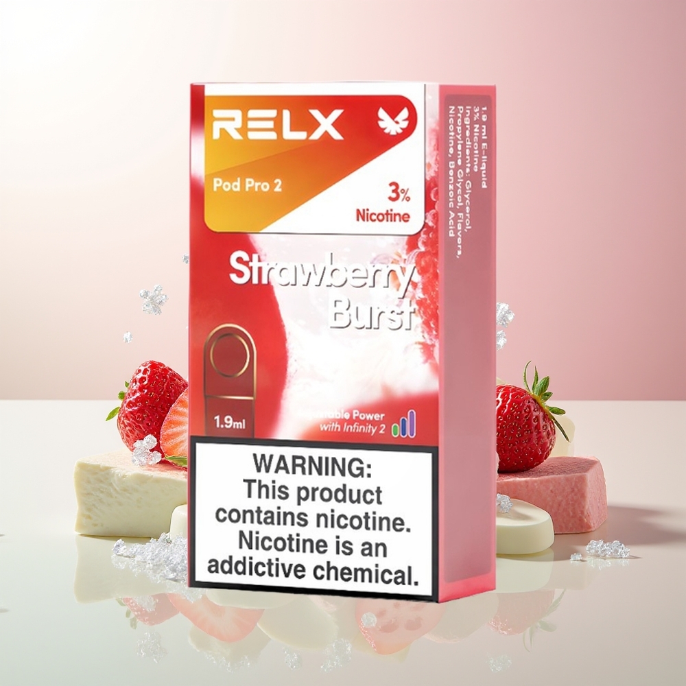 Јагода Експлозија RELX Pod Pro 2 600 удисаја 1.9ml