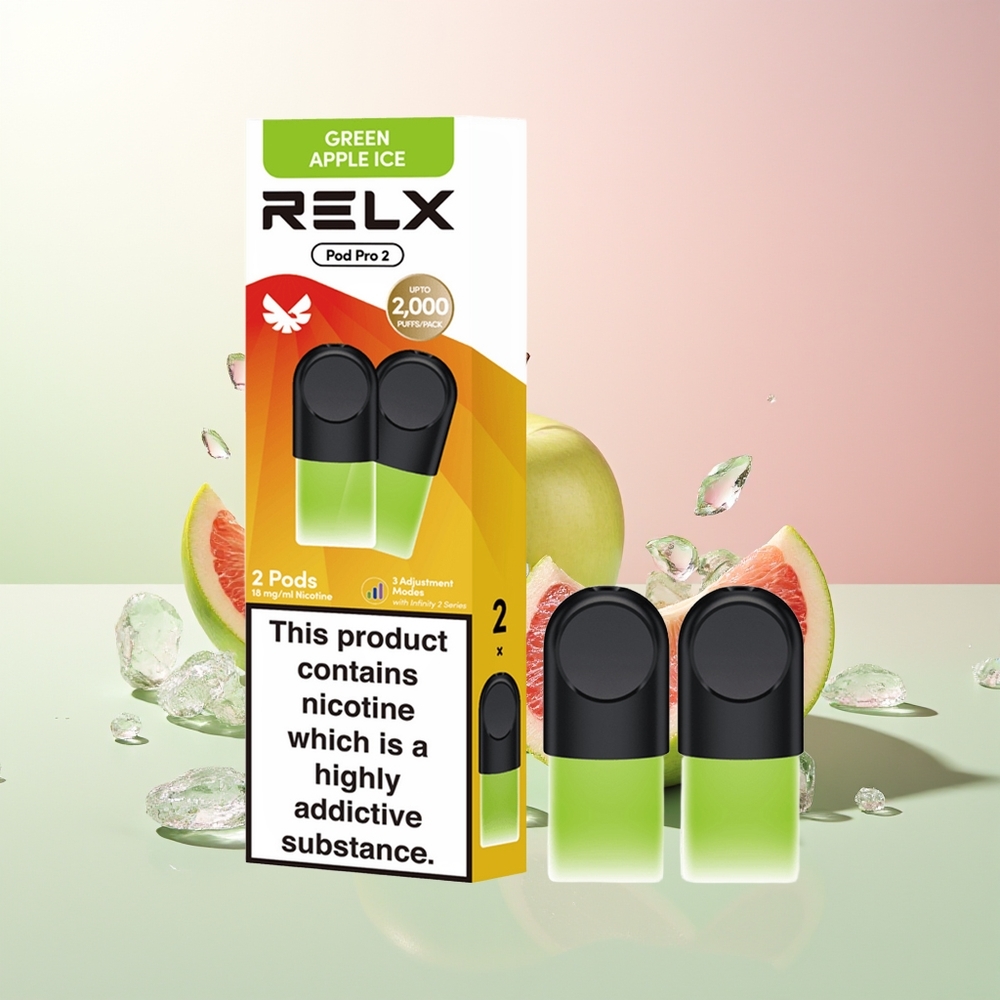 Zelena Jabuka Led RELX Pod Pro 2 1.9ml 600 Puffova