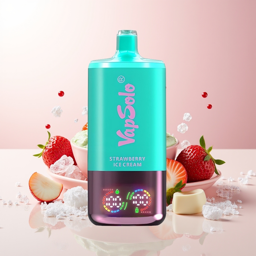 Јагода Сладолед VapSolo Triple 30000 Puffs