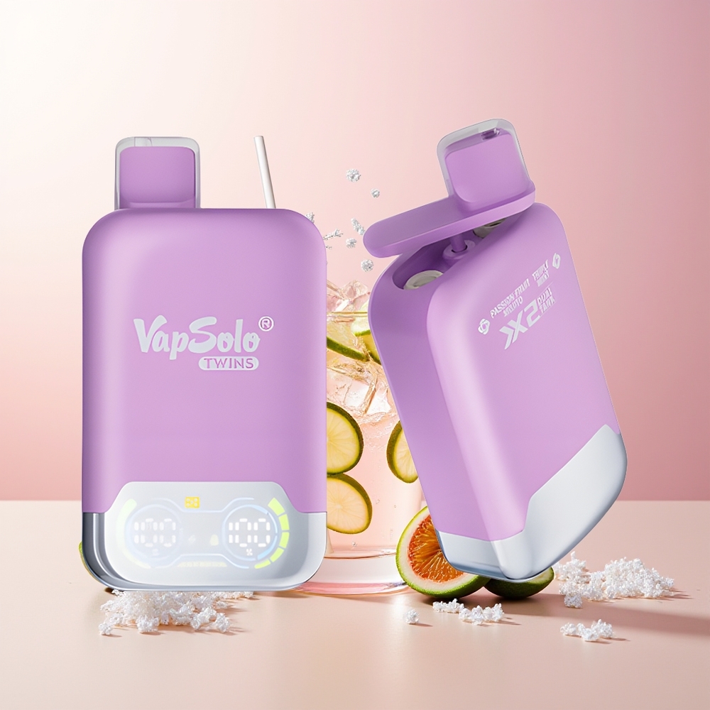 Passion Fruit Mojito & Trostruka Menta Vapsolo Twins 20000 Puffs 40 ml