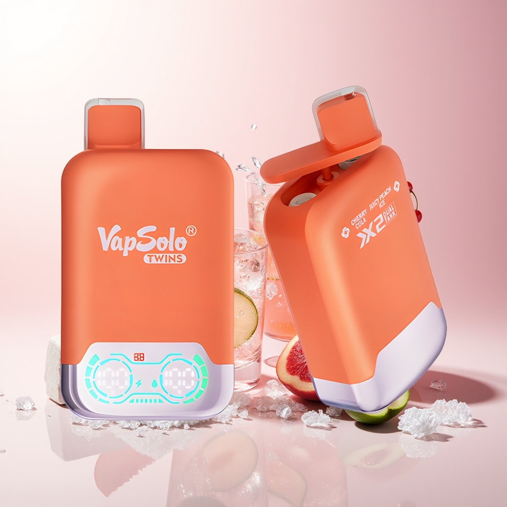 Trešnja Kola & Sočni Breskva Led Vapsolo Twins 20000 Pufova Једнократна вејп