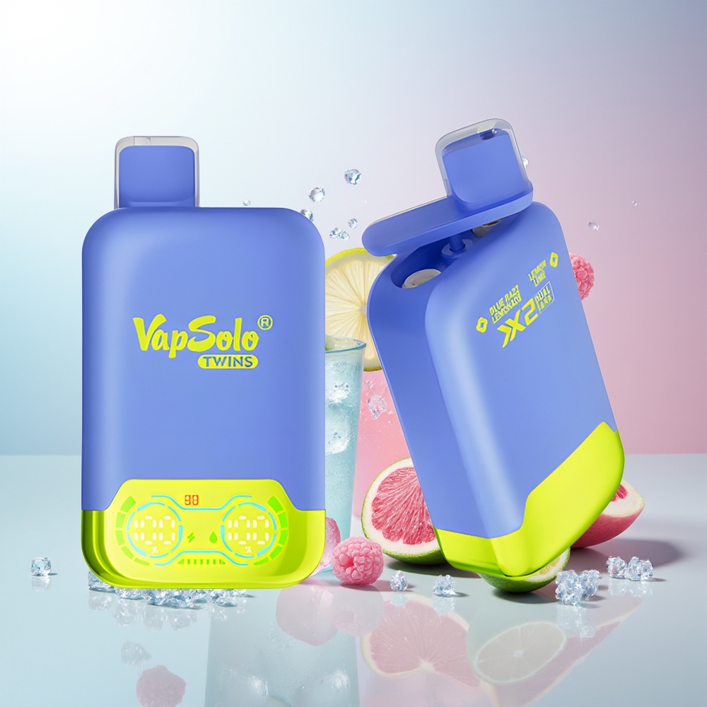 Плава Малина Лимунада & Лимун Лајм Vapsolo Twins 20000 Пуфова Дупла Цев