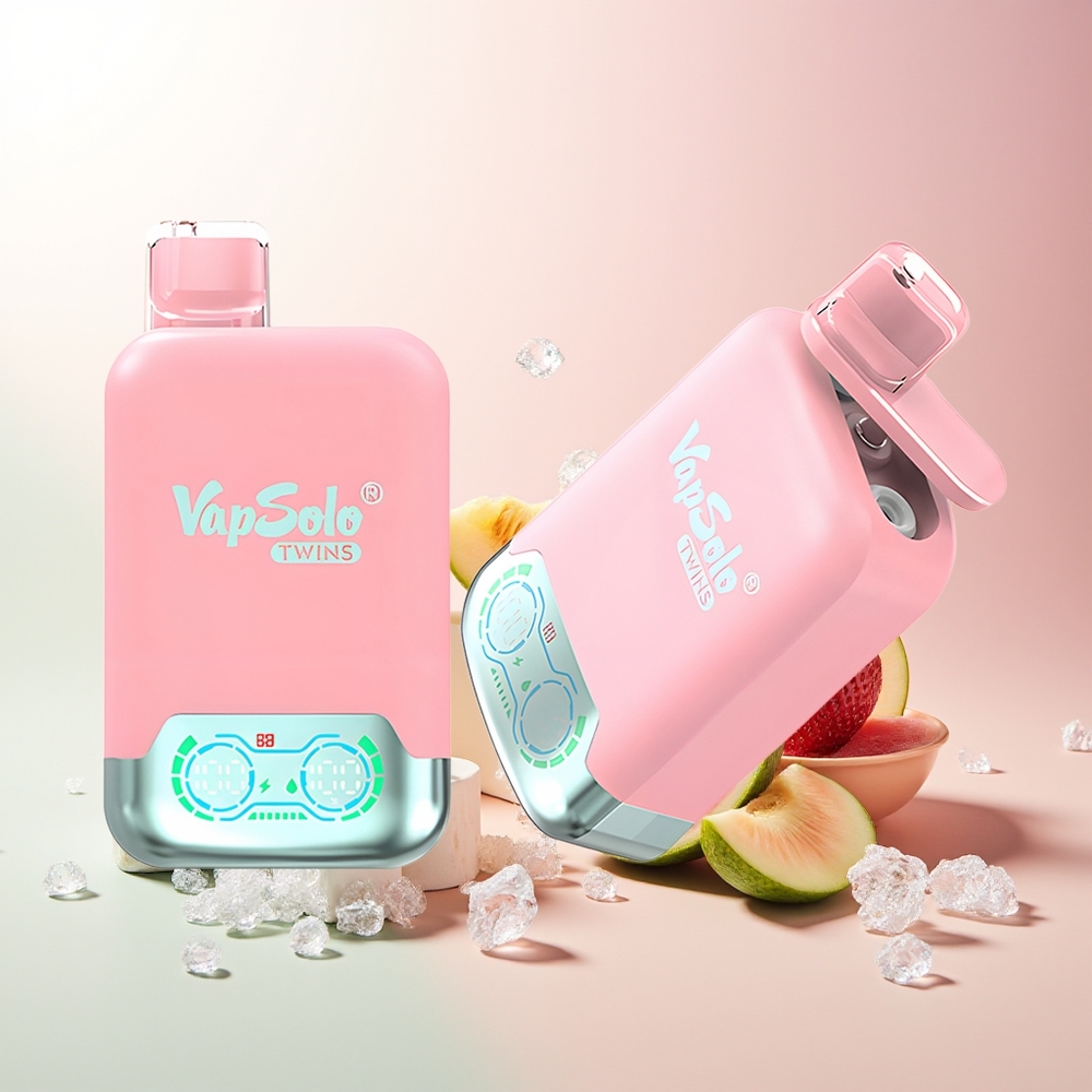 Јагода Лед & Манго Бресква Лубеница Vapsolo Twins 20000 Пара Уста