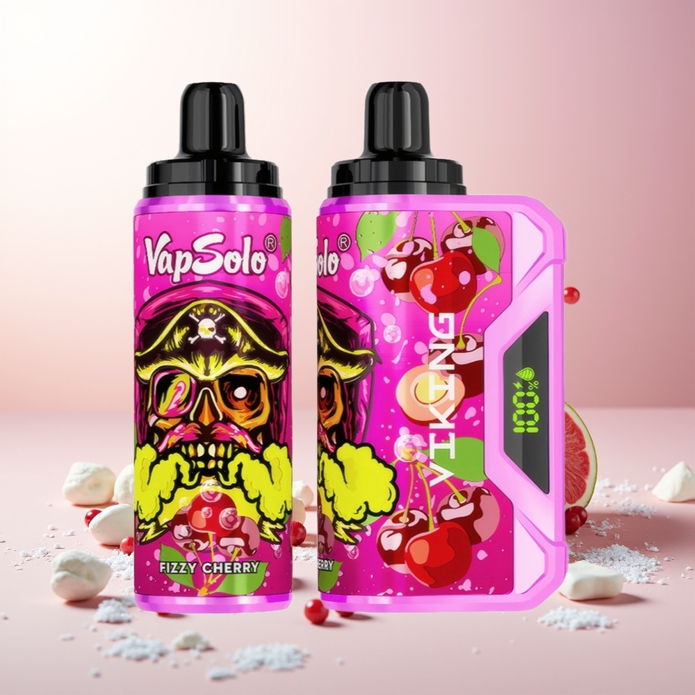Fizzy Cherry VapSolo VIKING 12000 Puffs 22ml