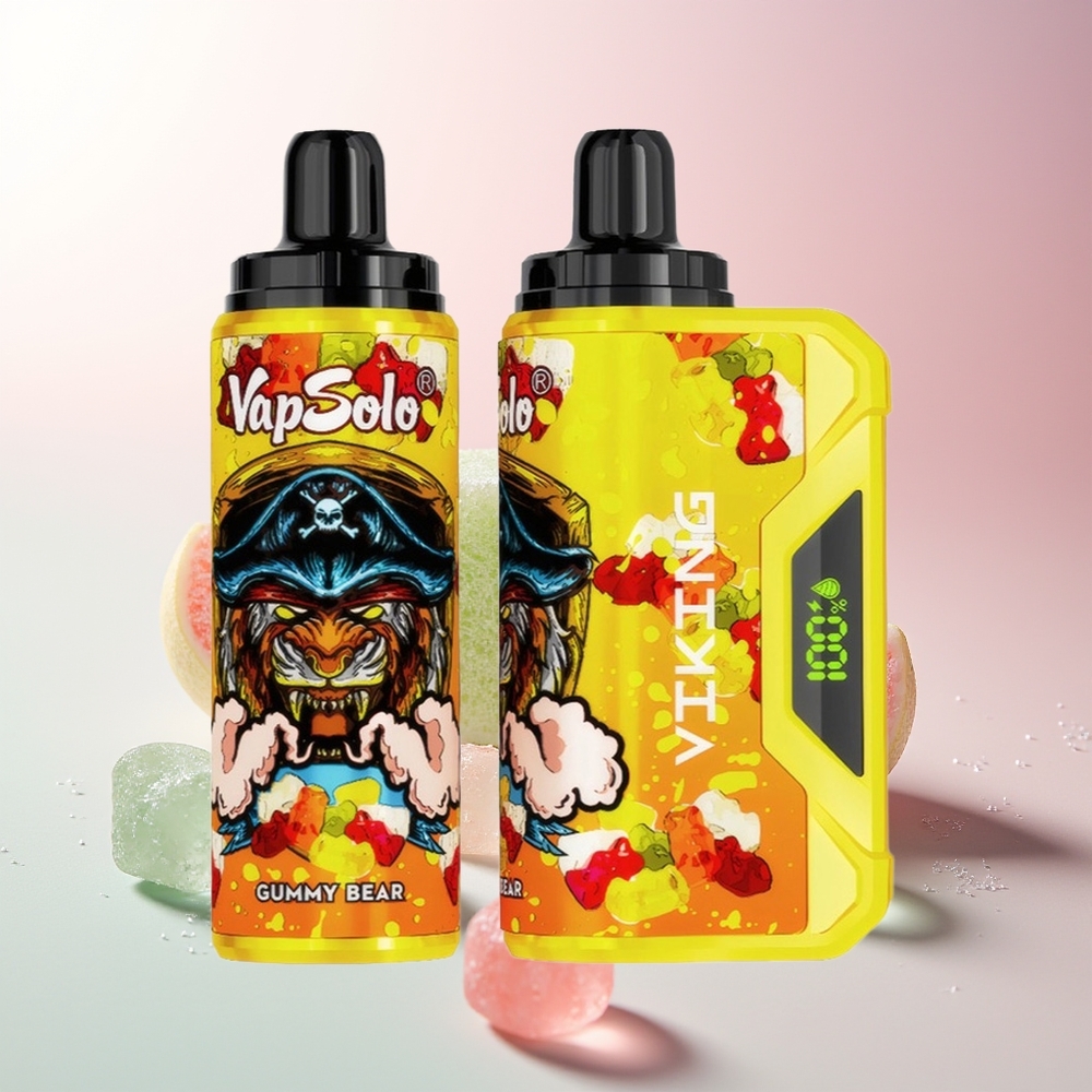 Гумасти медвед VapSolo VIKING 12000 уста Тип-C