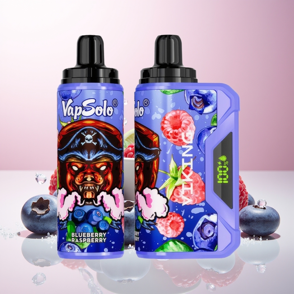 Боровница Малина VapSolo VIKING 12000 Puffs Тип-Ц