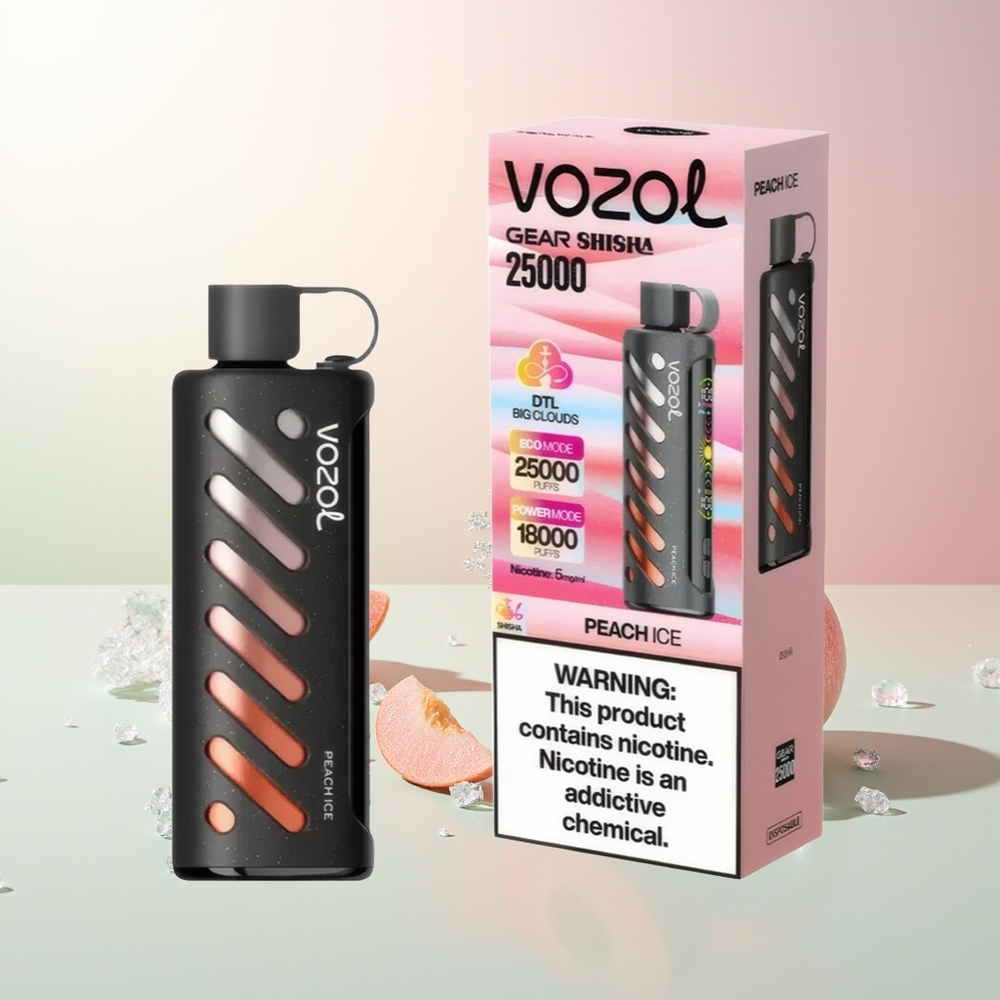 Breskva Led VOZOL Gear Shisha 25000 Pufova Dual Mesh Dual Modes