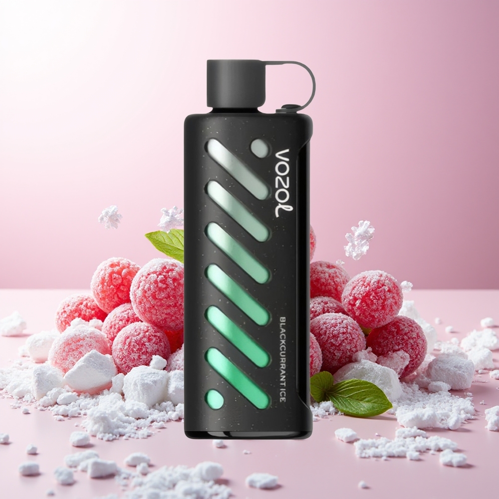 Crna Ribizla Led VOZOL Gear Shisha 25000 Pufova Dual Mesh Dual Modes