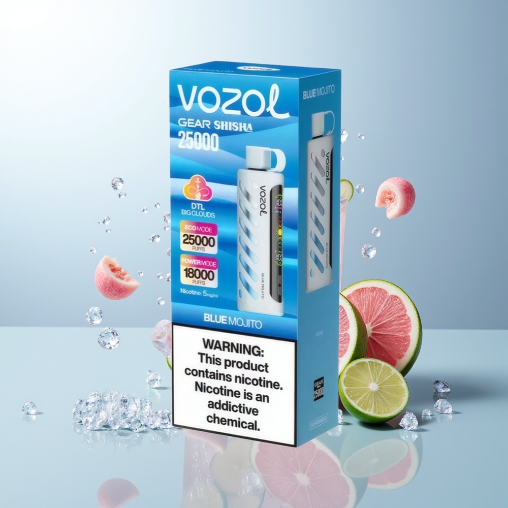Плава Мохито VOZOL Gear Shisha 25000 Пуфова S.i.L.C Tech