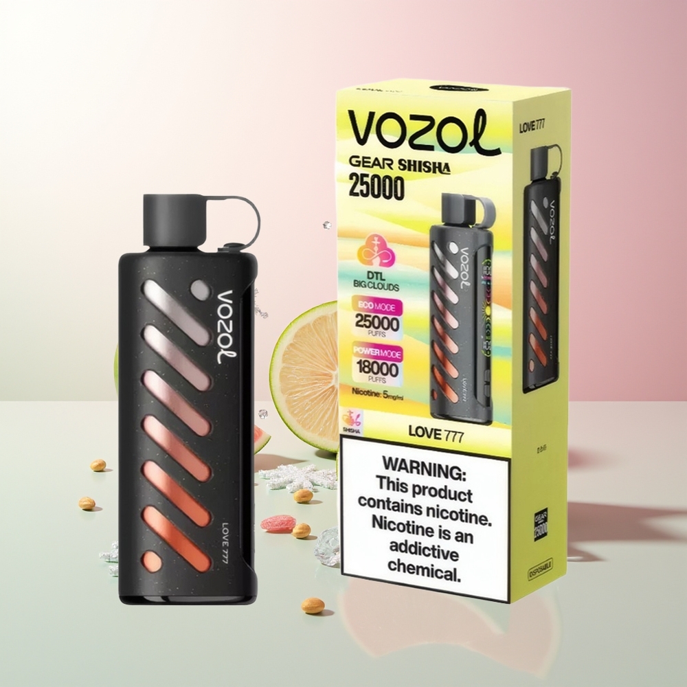 Јагода-Ментол VOZOL Gear Shisha 25000 Пушева S.i.L.C Tech