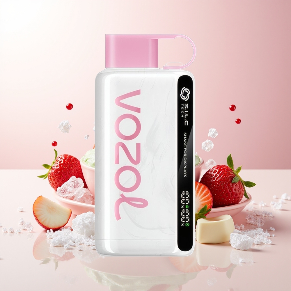 Јагода Сладолед VOZOL STAR 9000/12000 Једнократна вејп 30% брже пуњење